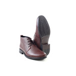 Винени мъжки боти, естествен велур - всекидневни обувки за есента и зимата N 100015066